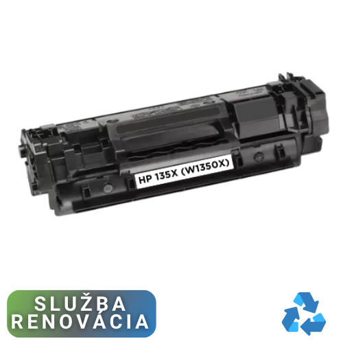 HP 135X (W1350X) black - služba renovácia
